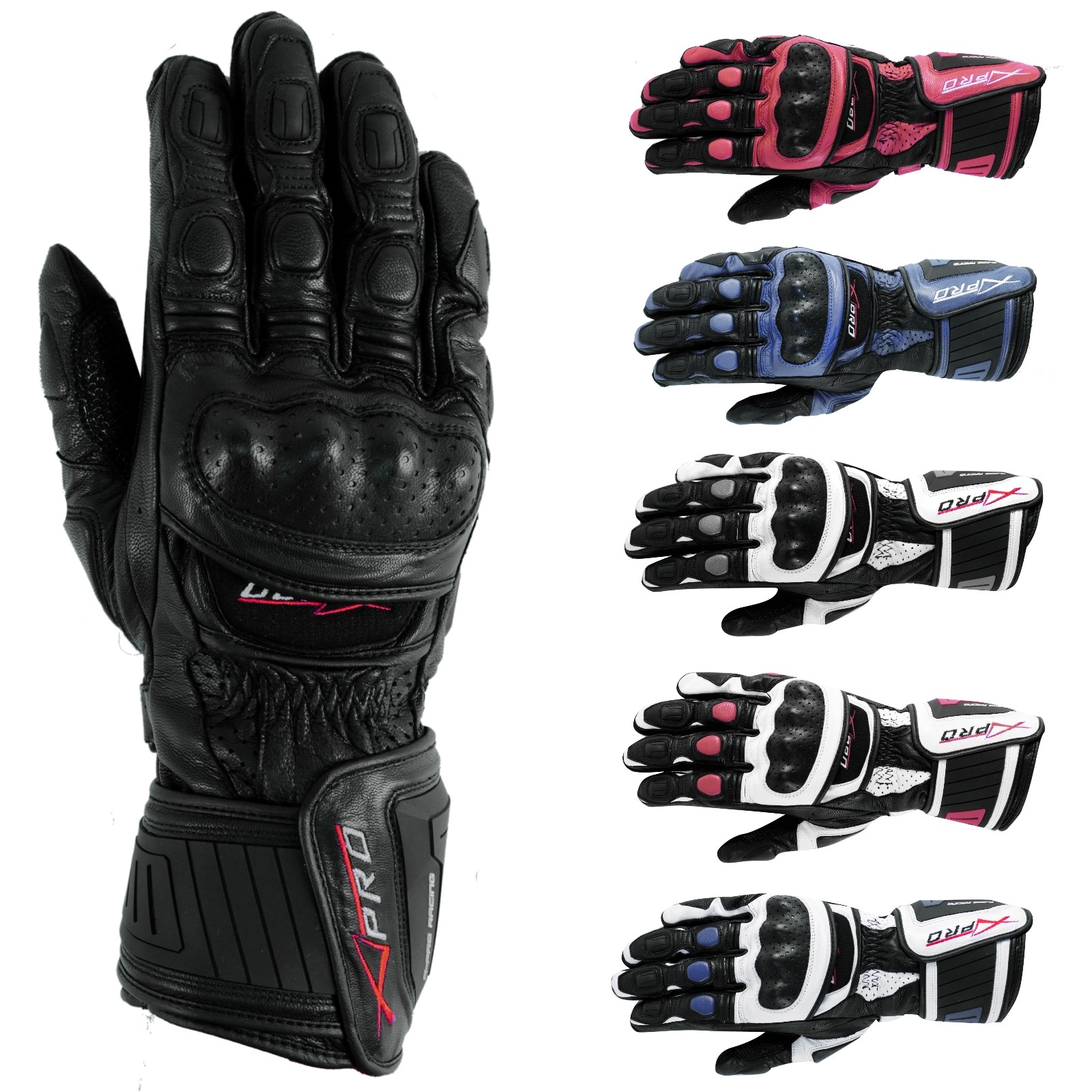 Guanti pelle moto Clearance