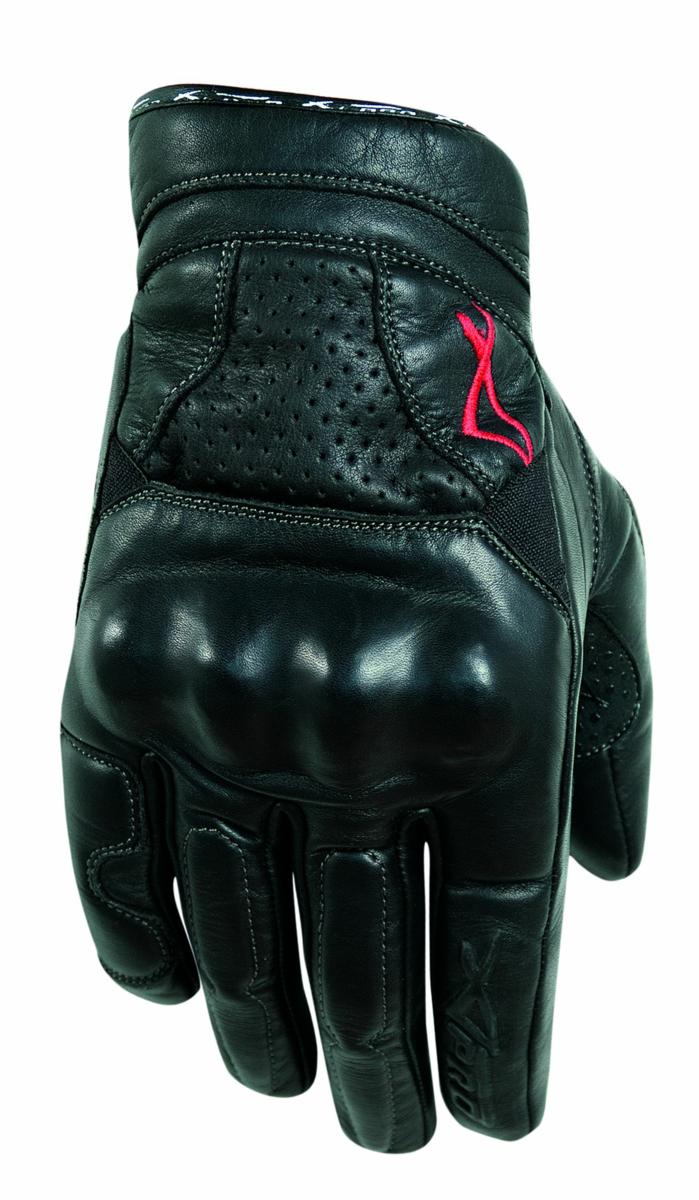 Gloves leather motorcycle knuckles Protection Summer Racing Biker