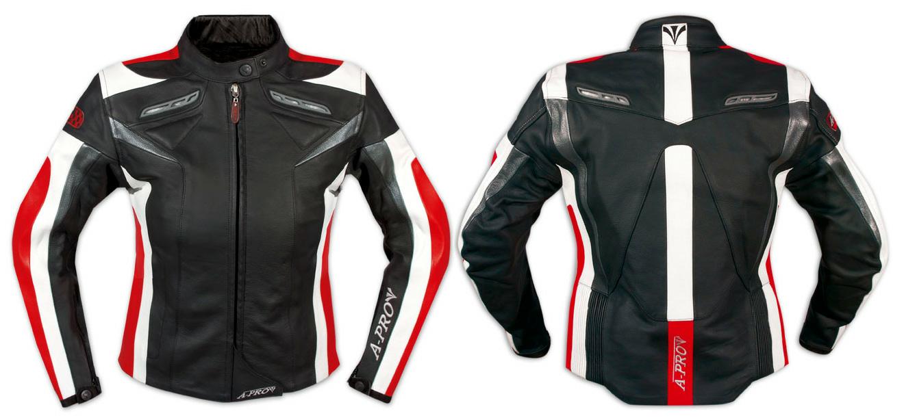 Leather Moto Jacket CE aprobó blindaje acolchado térmico Mujer Mujer Señora - Imagen 19 de 22