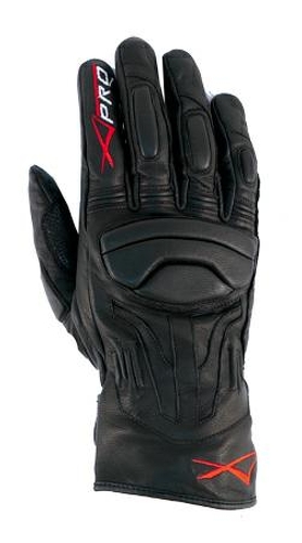 miniatura 3  - Summer leather sport Padded Gloves Scooter Motorcycle Apparel Bikers Black