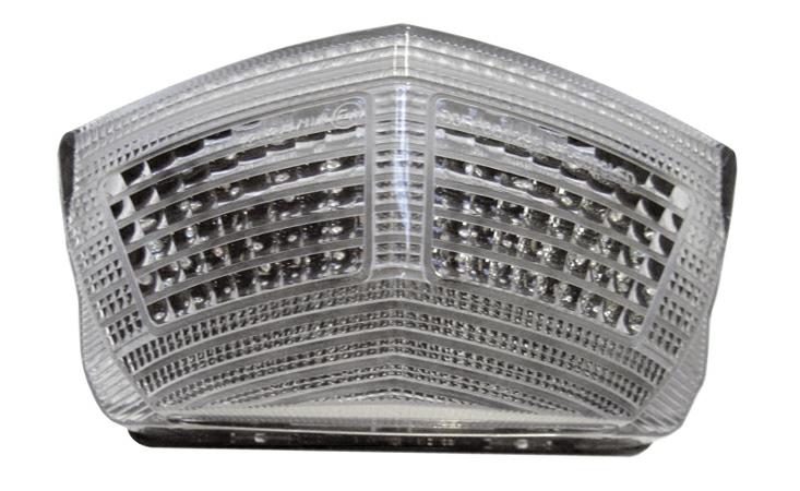 Fanale Posteriore Moto Per Yamaha Grizzly 660 (2002-2008) – Luce Stop, Targa E Posizione In ABS