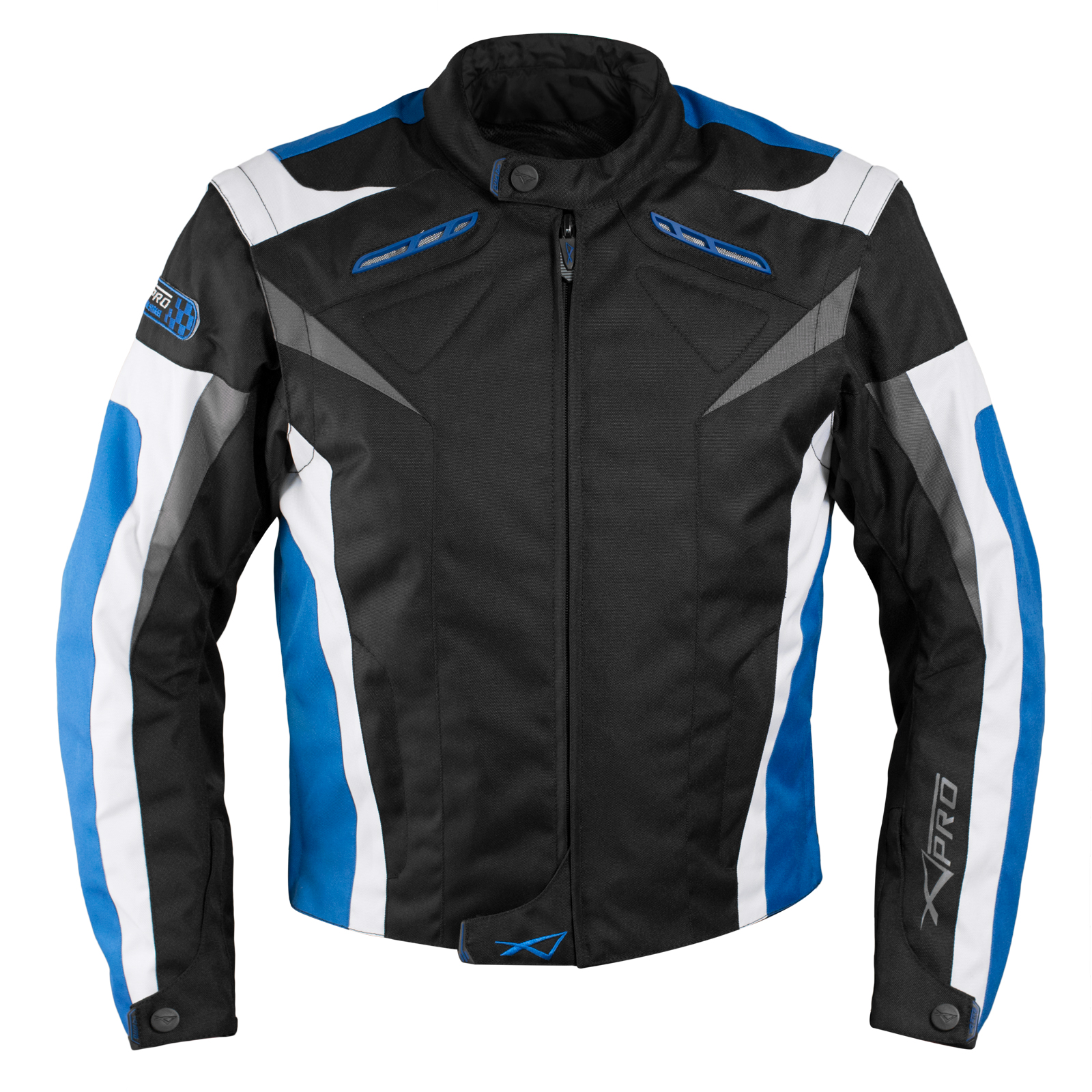 Giacca Tessuto Moto Protezioni CE Manica Staccabile Gilet Termico Removibile - Afbeelding 25 van 63