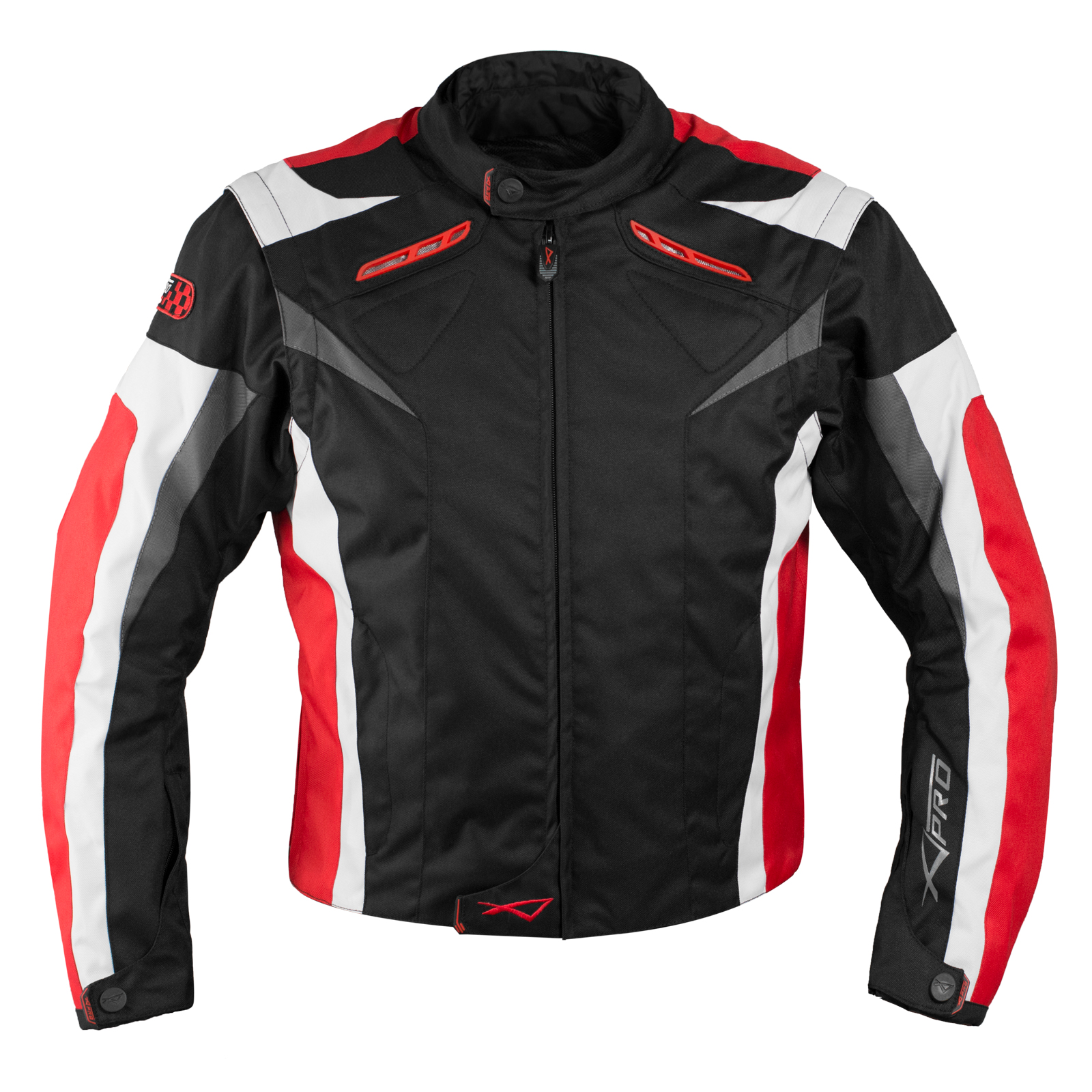 Giacca Tessuto Moto Protezioni CE Manica Staccabile Gilet Termico Removibile - Afbeelding 49 van 63