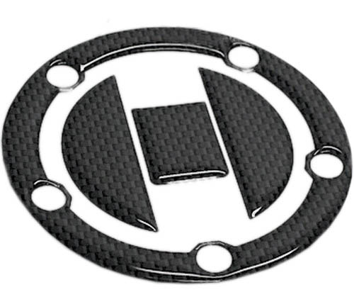 A Pro Adhesive Tank Fuel Petrol Cap Decal Fibre Look for Kawasaki Motorbike Carbon