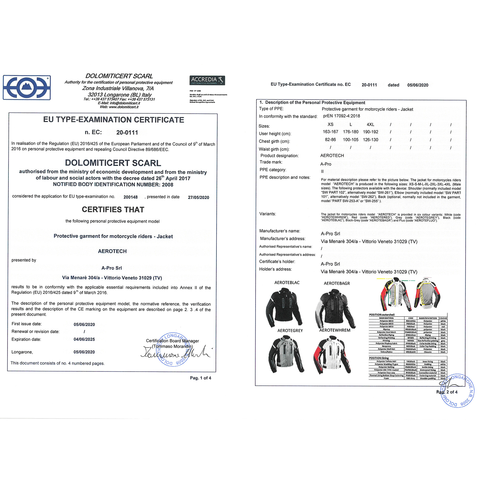 Giacca Moto Tessuto Cordura Mesh Protezioni CE Impermeabile 4 Stagioni Nero - Imagen 15 de 15