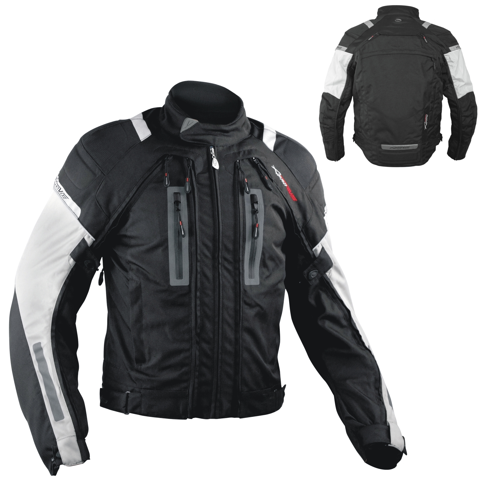 Motorcycle Jacket CE Armored Motorbike Textile Warterproof 4 Layer