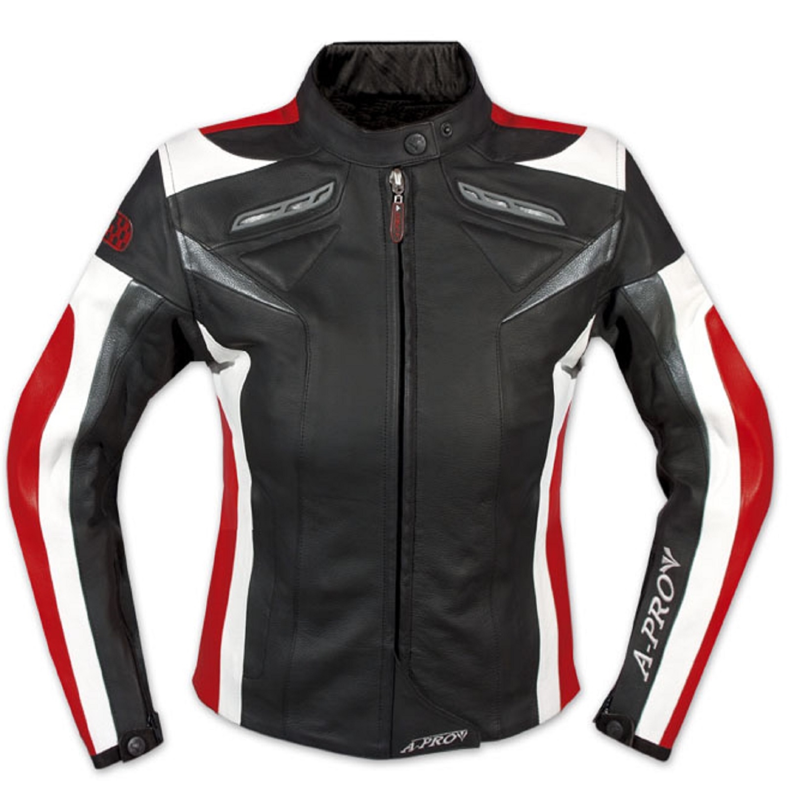 Leather Moto Jacket CE aprobó blindaje acolchado térmico Mujer Mujer Señora - Imagen 22 de 22