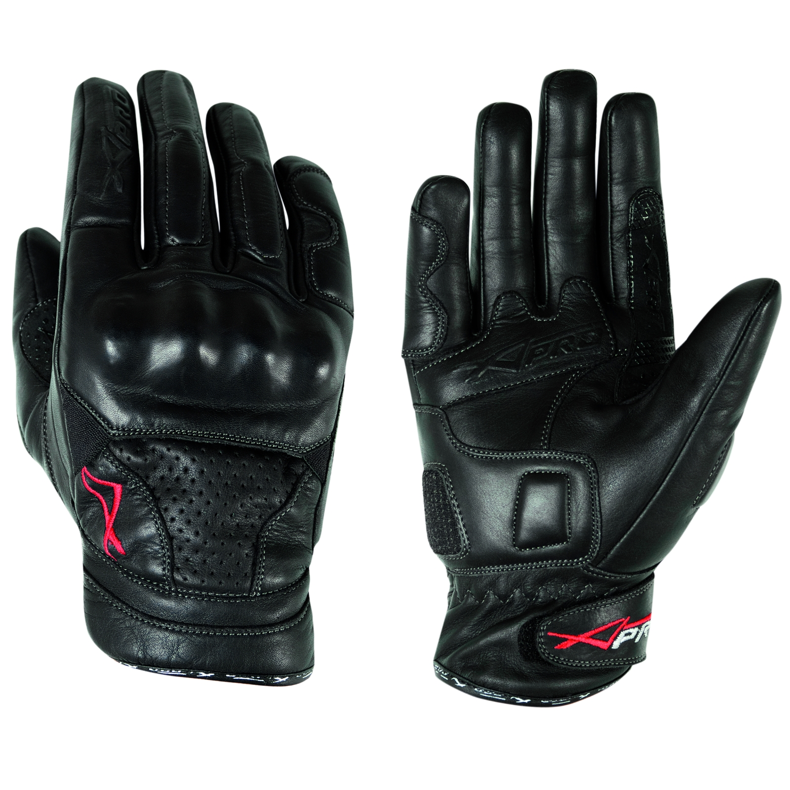 Gants Motard Moto Cuir Protection Phalanges Eté Racing MotoCross Quad MX