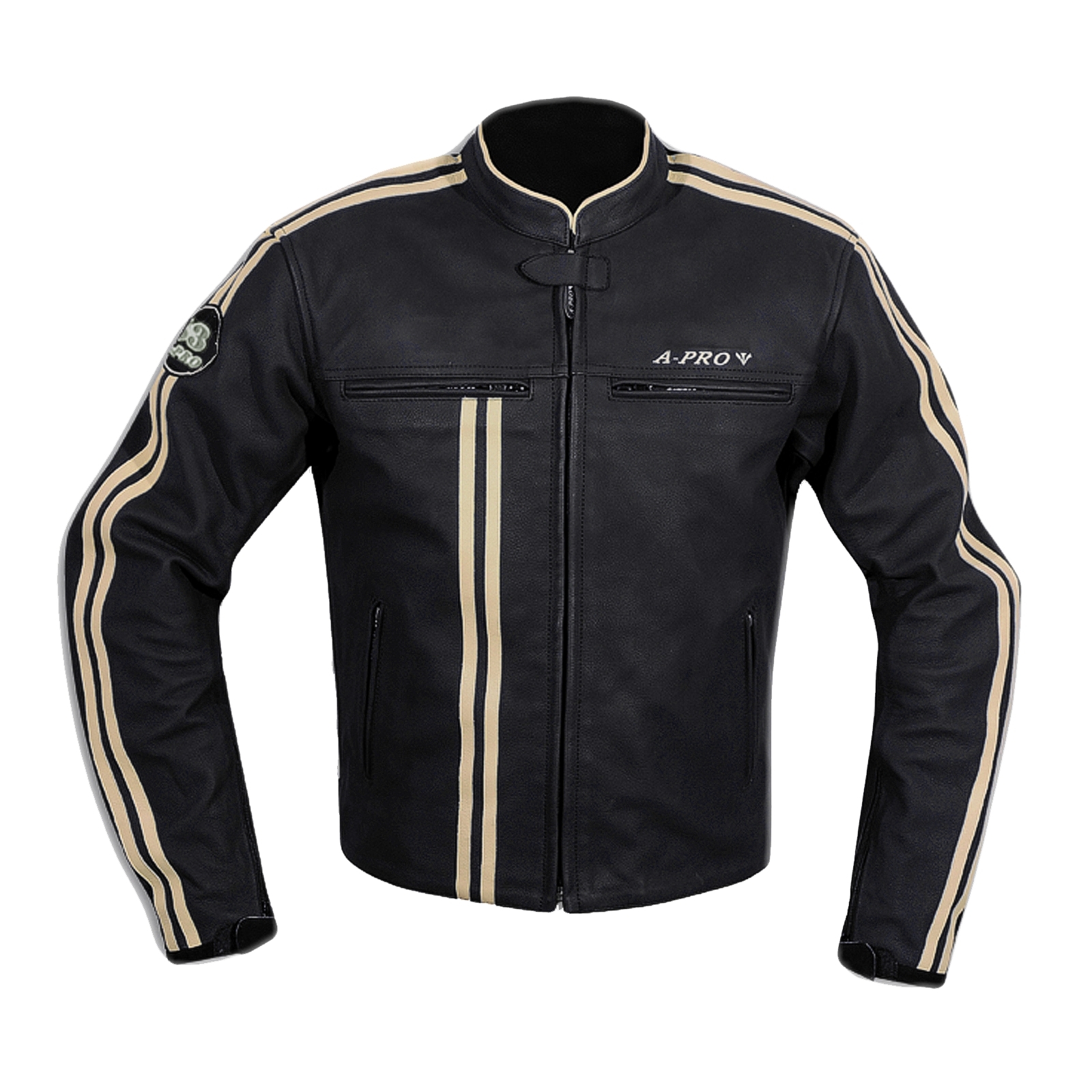Chaqueta de cuero para hombre motociclista motocicleta protectores CE cuero auténtico Thermic Custom - Imagen 26 de 30