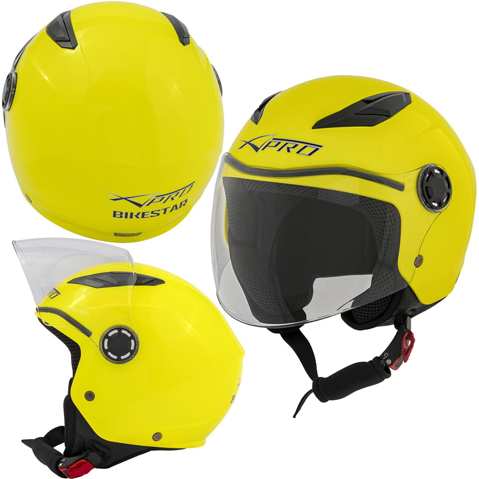 Casco Scooter Moto Ragazzo Bambino Protettivo ECE 22 06 Certificato Omologato - Imagen 28 de 87