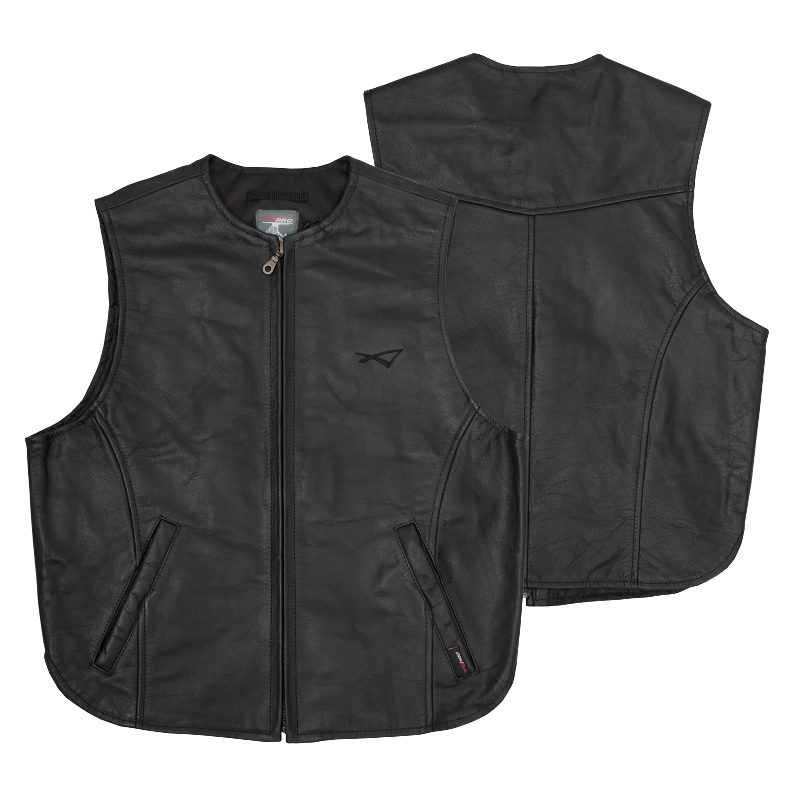 gilet cuire moto