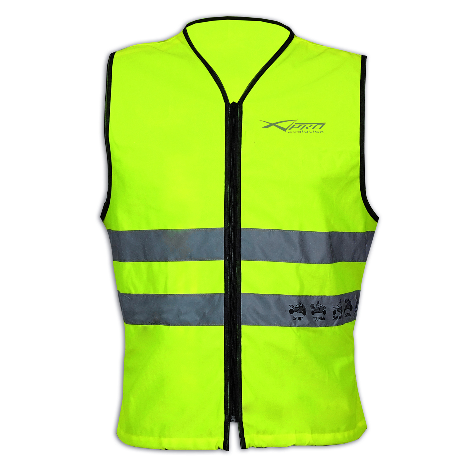 Gilet Alta Visibilita' Cartarinfrangnete Giallo Omologato Moto Auto Sicurezza - Foto 5 di 15