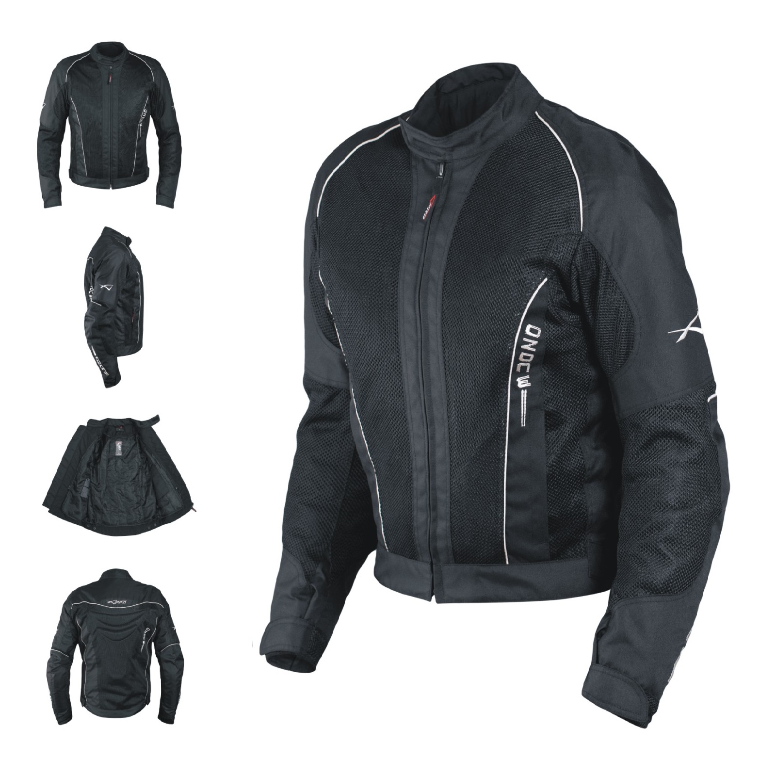 Giacca Donna Moto estiva protezioni Omologate Cordura Tessuto Mesh Traspirante - Afbeelding 12 van 51