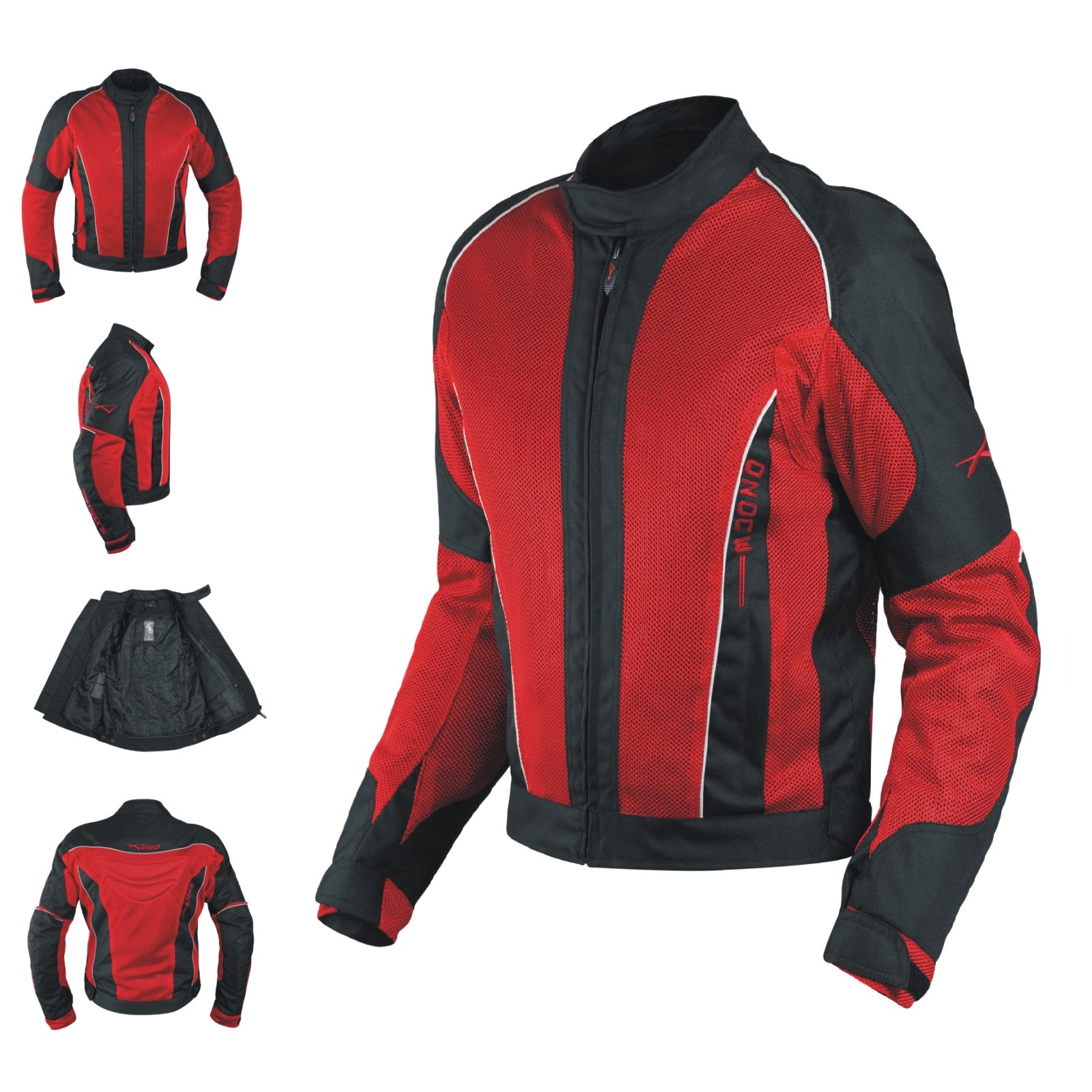 Giacca Donna Moto estiva protezioni Omologate Cordura Tessuto Mesh Traspirante - Afbeelding 48 van 51