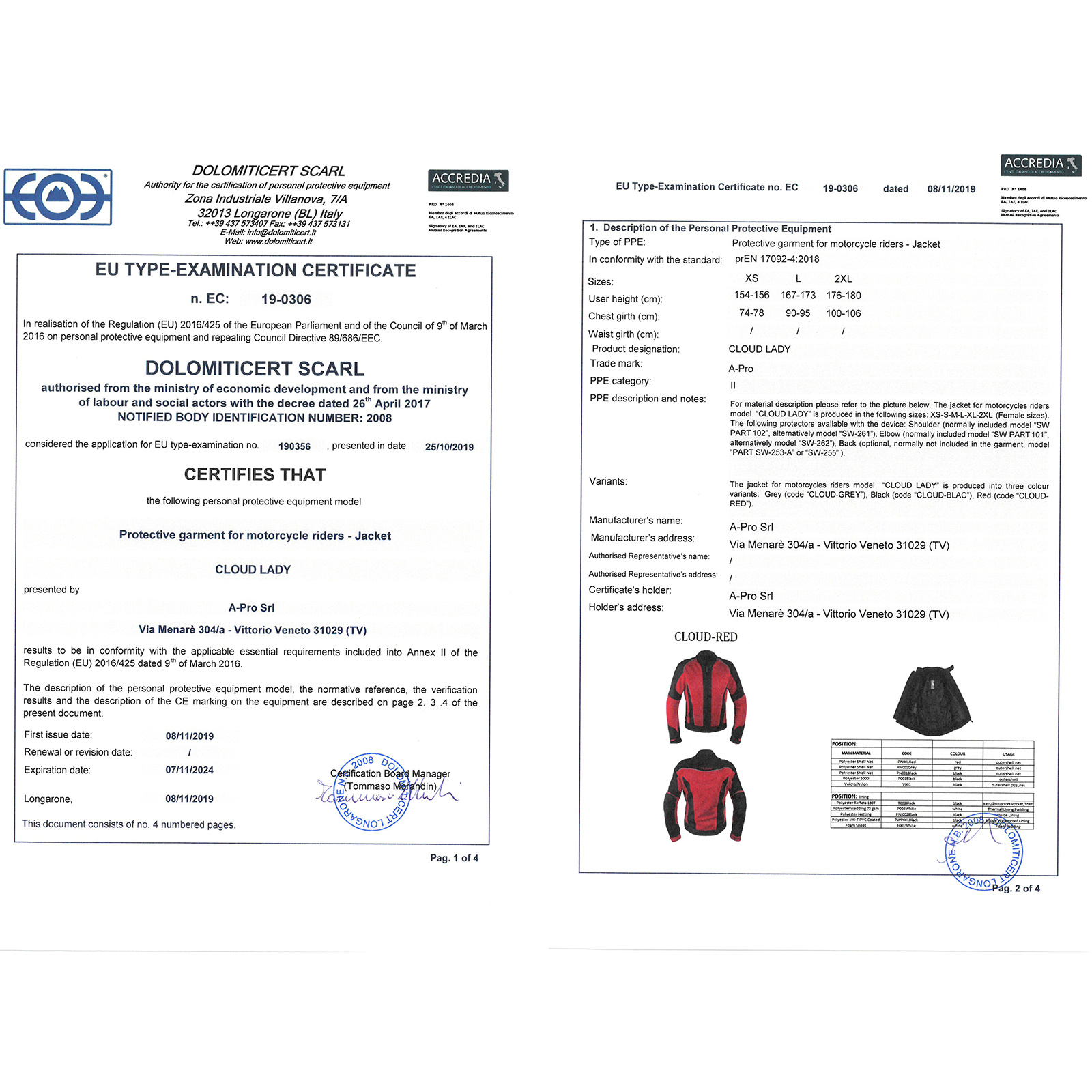 Giacca Donna Moto estiva protezioni Omologate Cordura Tessuto Mesh Traspirante - Afbeelding 10 van 51