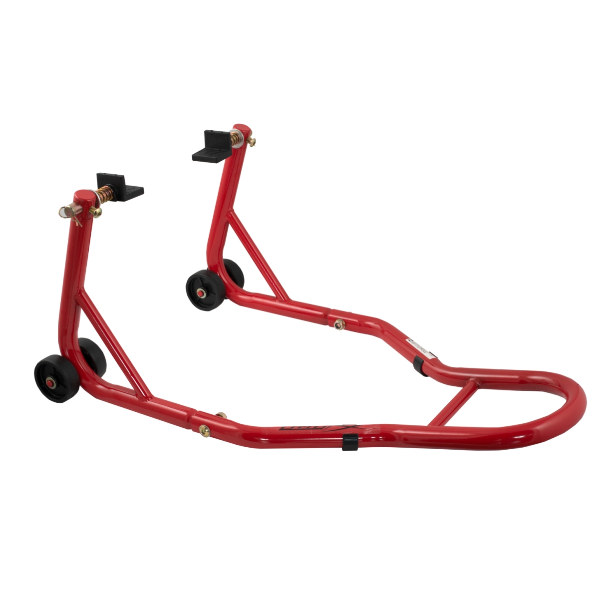 Front Rear Bike paddock Stand Wheel Lift Chock Garage Motorcycle Cruiser