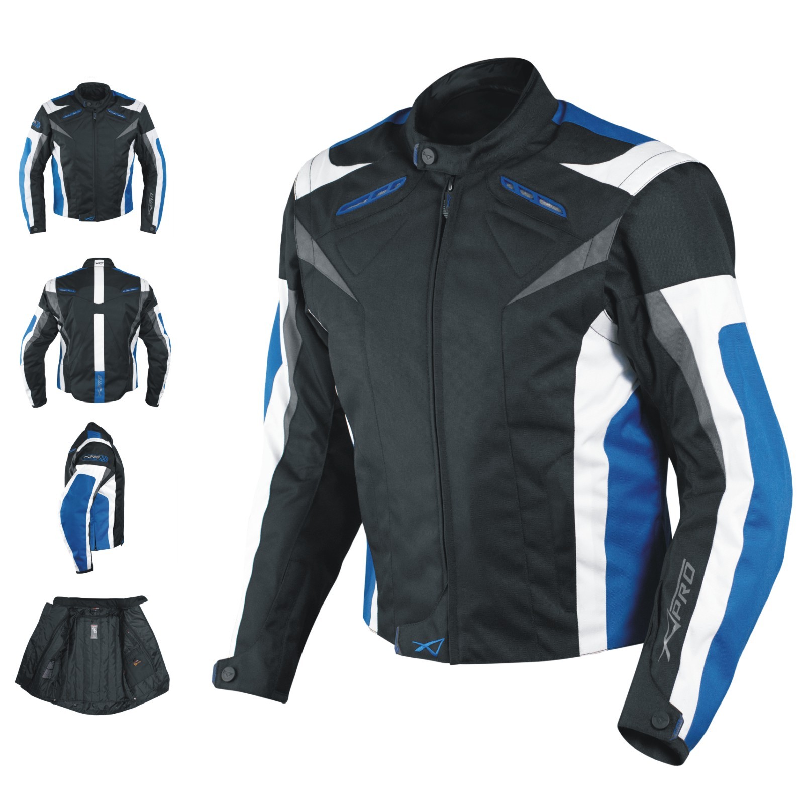 Motorcycle Jacket CE Armored Textile Motorbike Racing Thermal