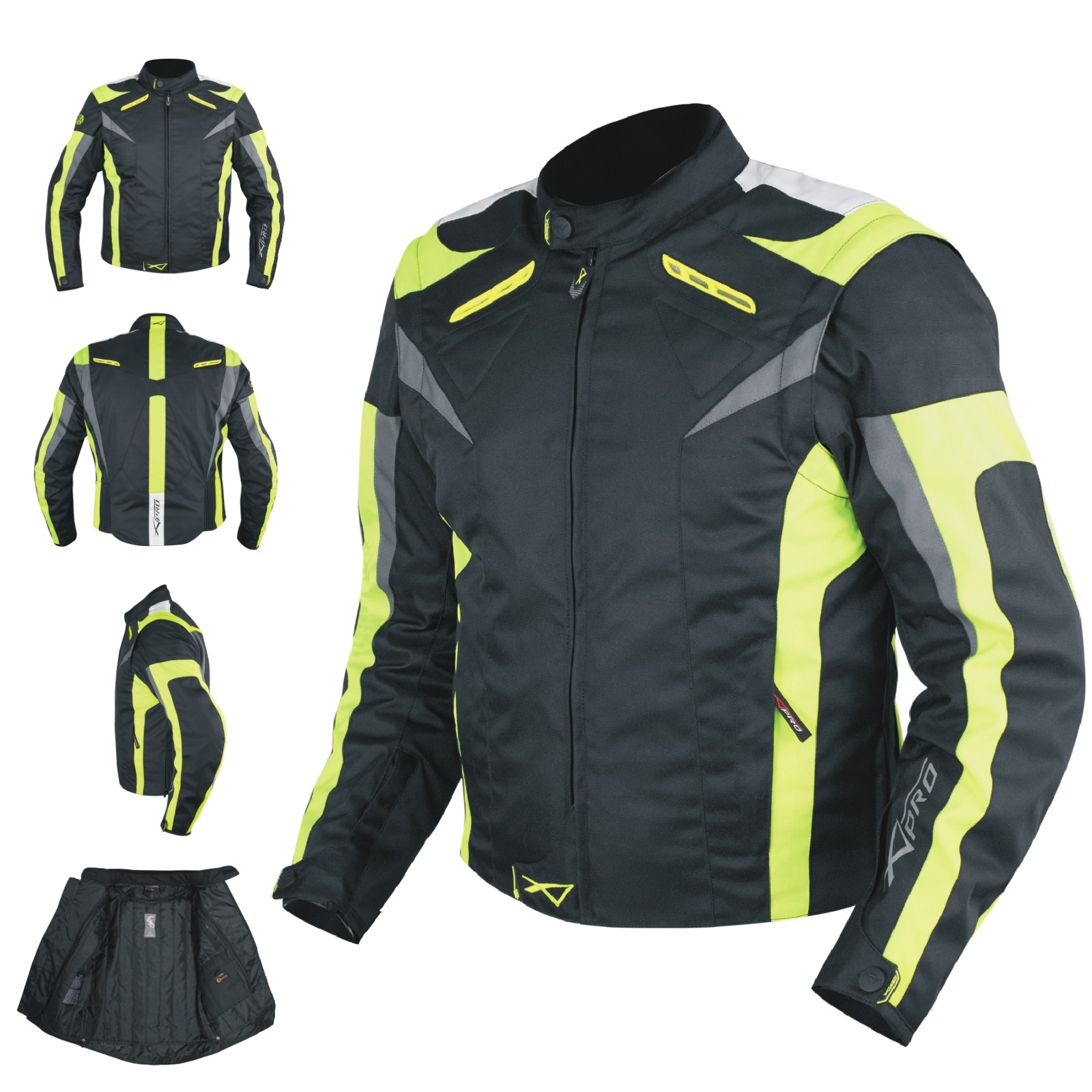 Motorcycle Jacket CE Armored Textile Motorbike Racing Thermal