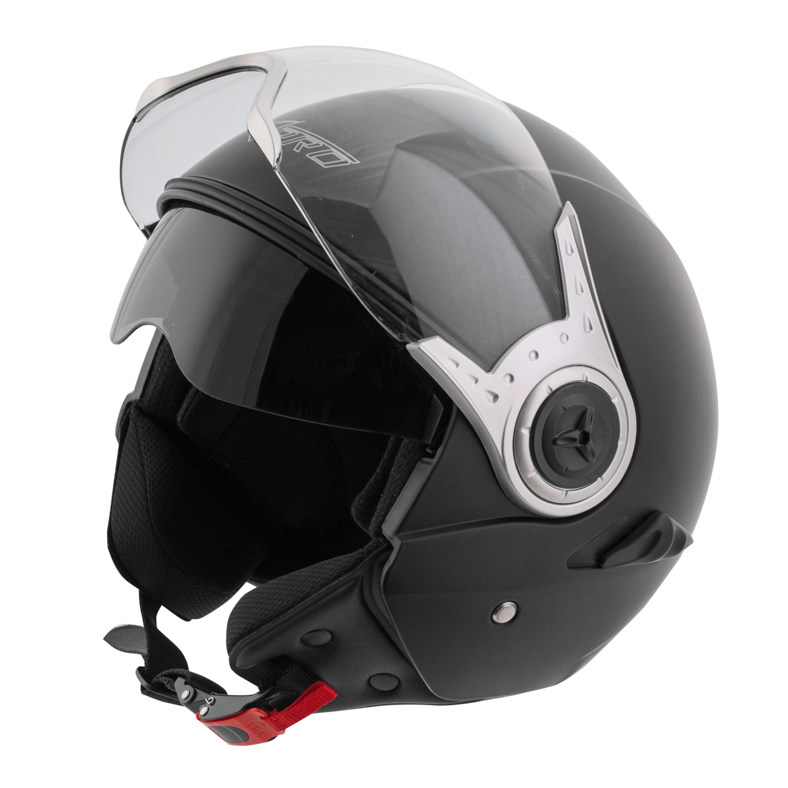 Casques Scooter Casque Moto Ville Jet Demi Anti Scratch Avio Visiere Noir  Mat XL Auto et Moto lemoncitylive.com