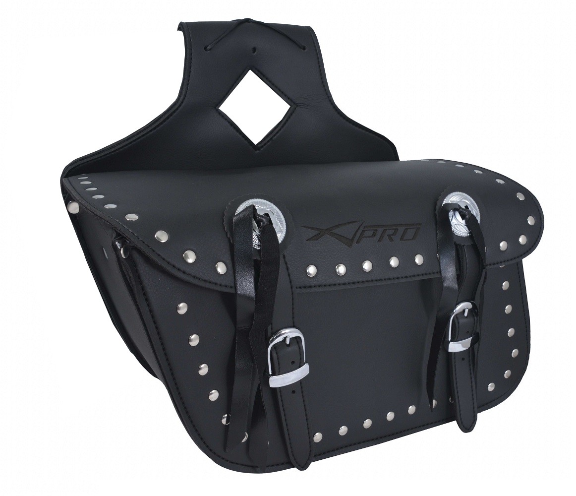 Sacoches Cavalieres Cuir 35x20x18 cm 2 Pc. Bagage Valise Moto