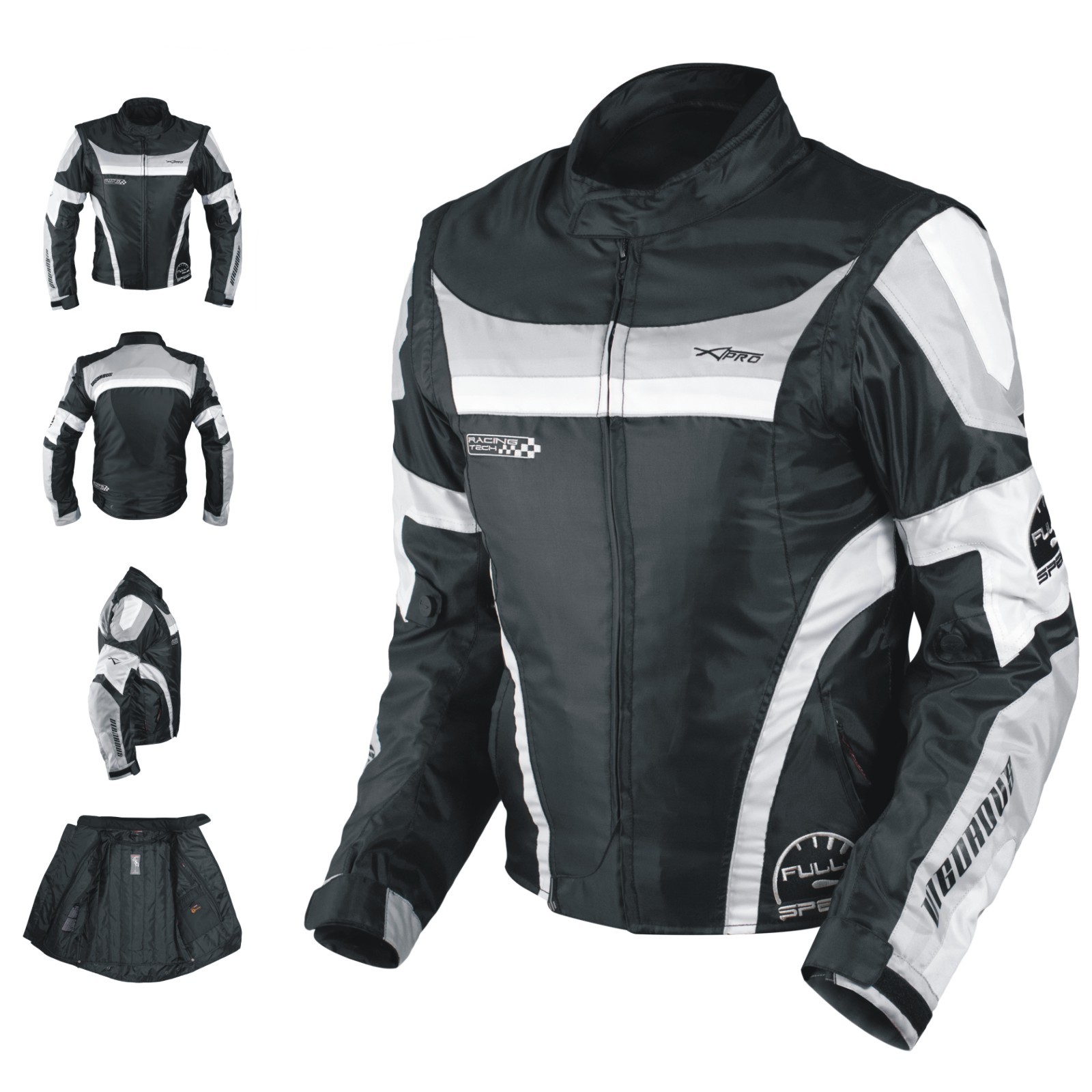 Blouson Oxford Cordura Homme Textile CE Protections Thermique Moto Scooter