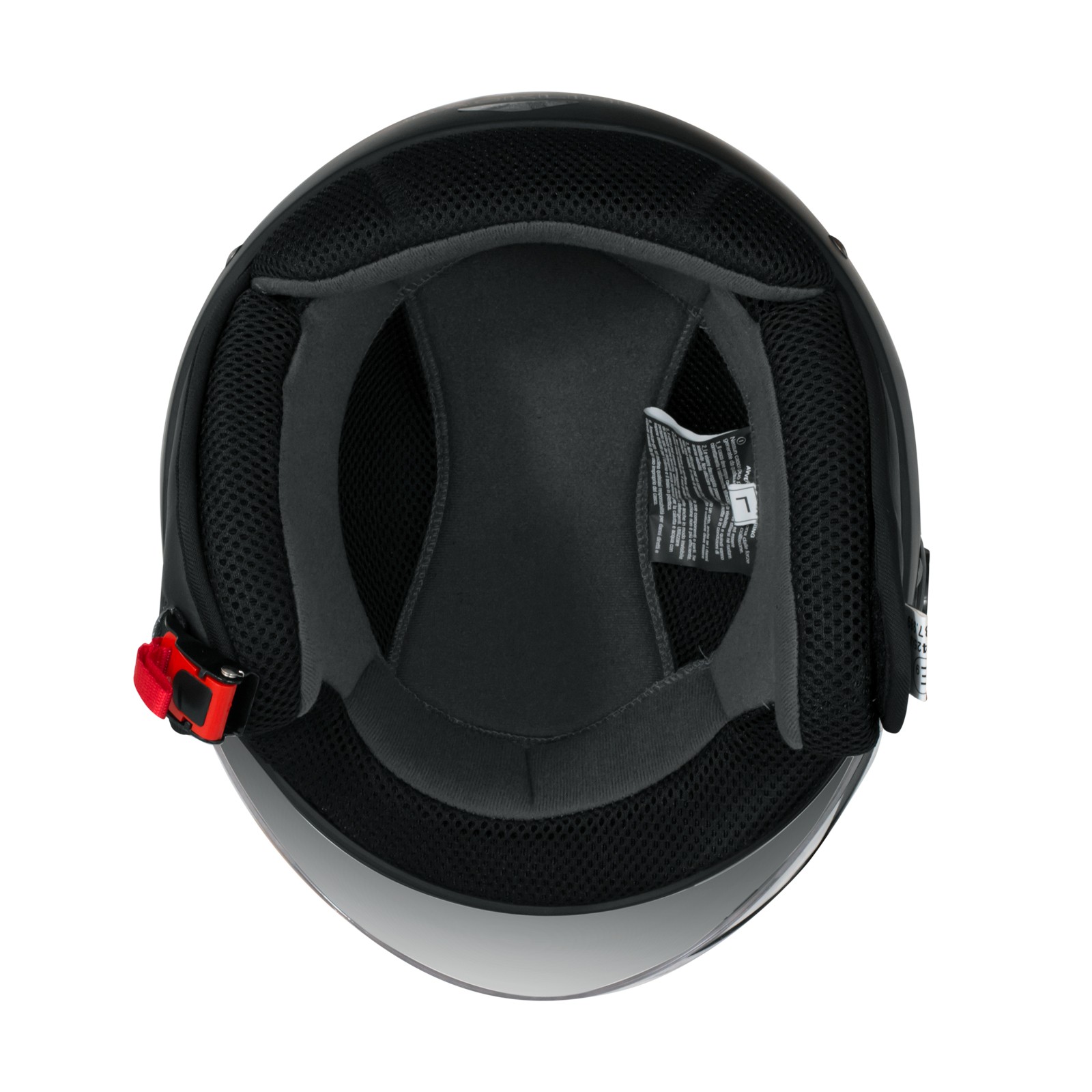 Vito Loreto - (snor)scooter helm - Matzwart | Scooters Hilversum