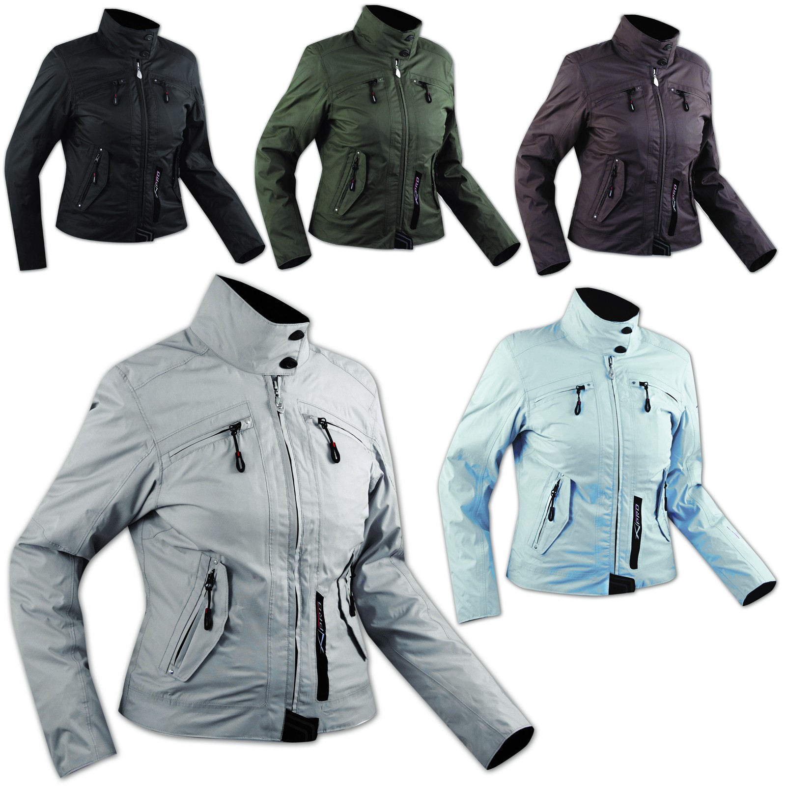 Textil Wasserdicht CE Protektoren Thermofutter Jacke Motorrad Sonic Moto 