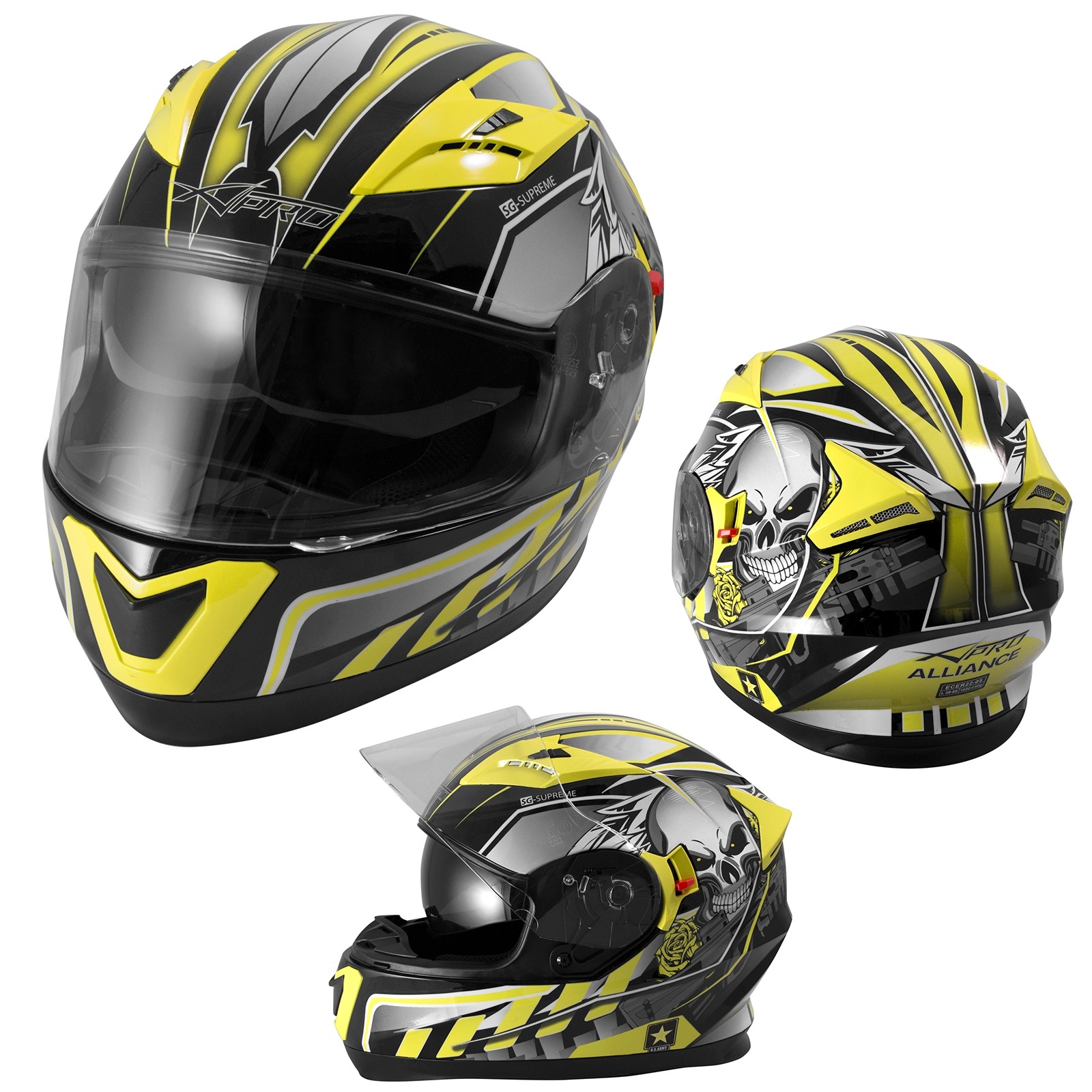 Casco de moto supreme discount