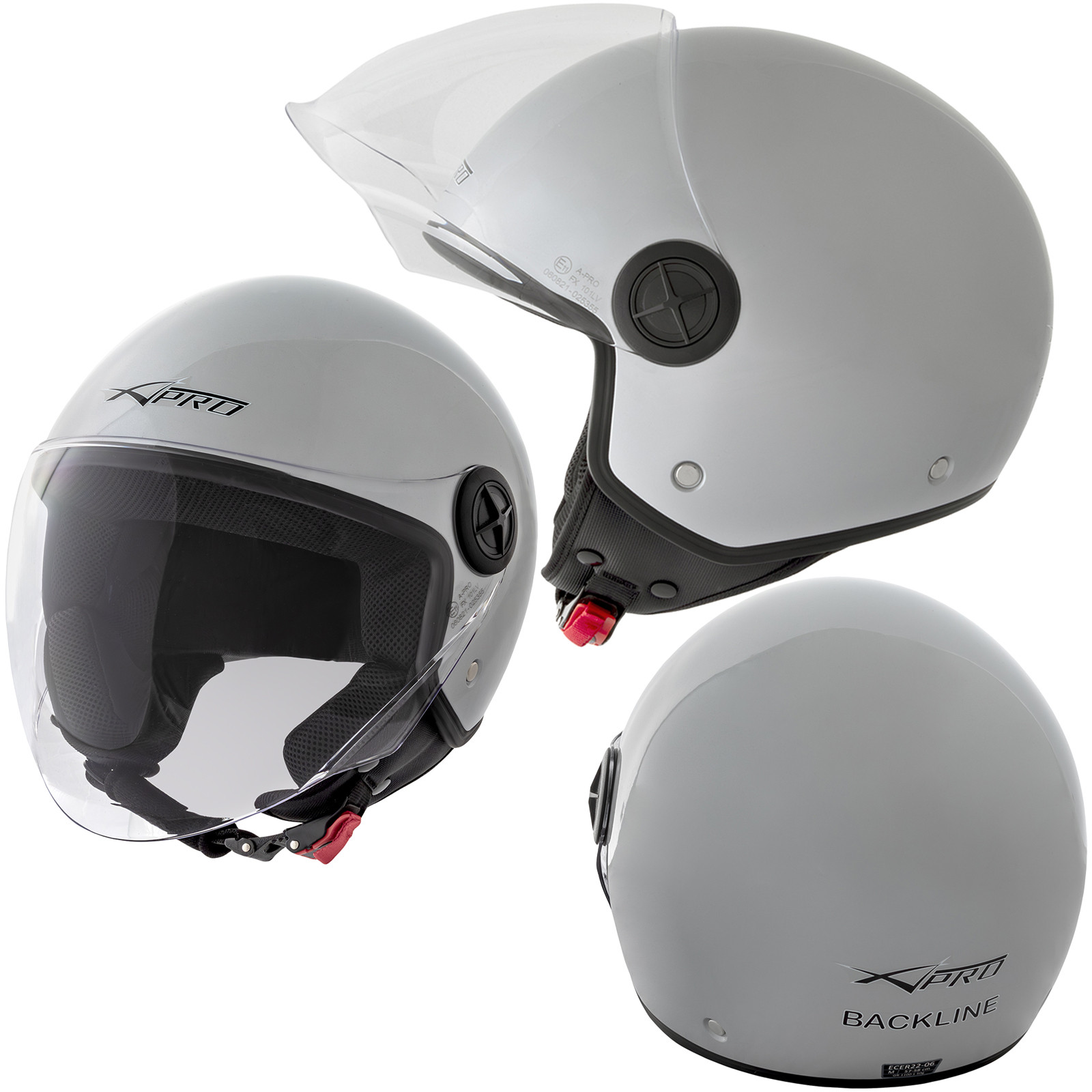 Pantalla casco jet sales