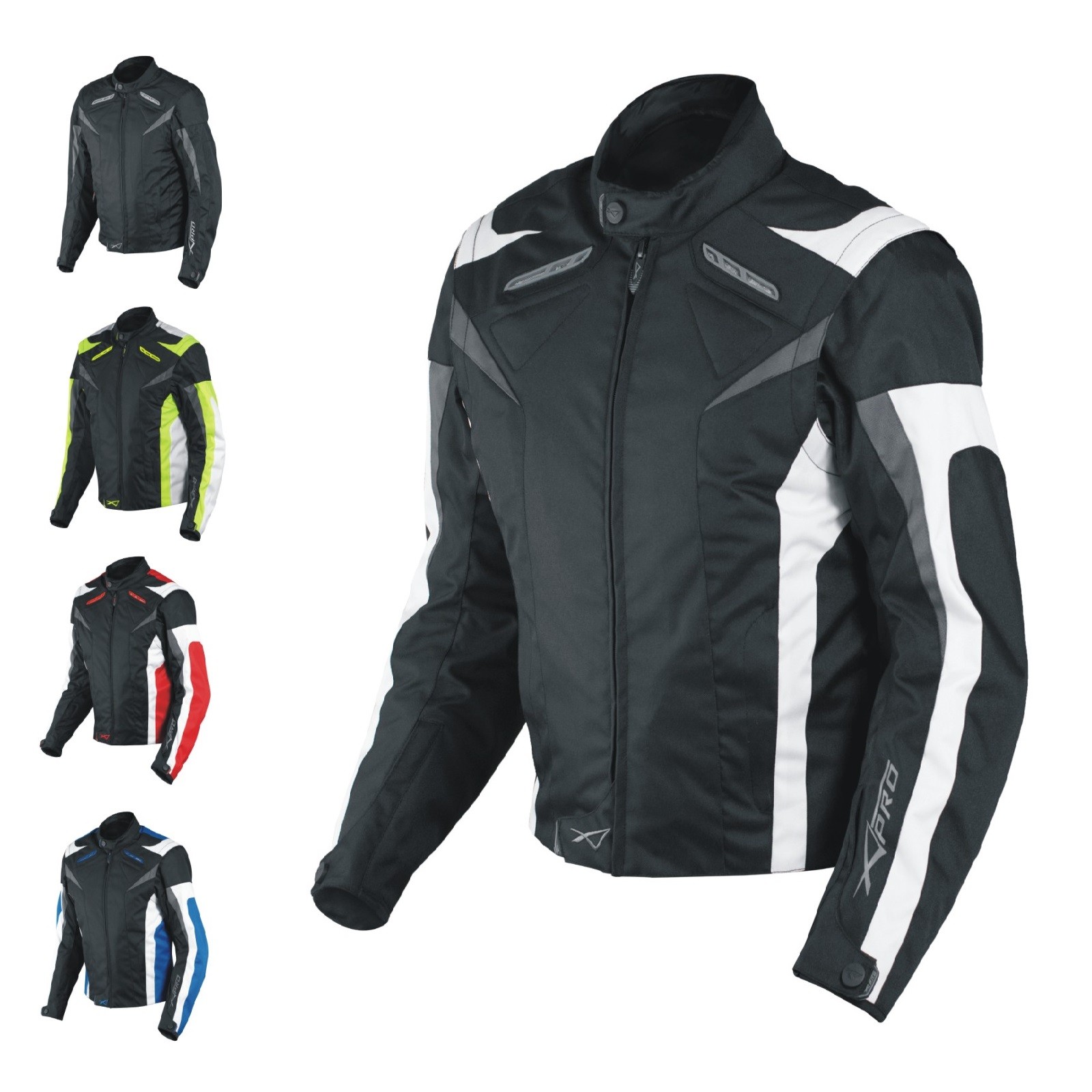 Senora Mujer Chaqueta cordura Moto Scooter manga desmontable Proteccion