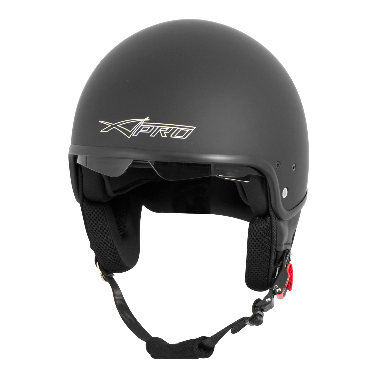 Abbigliamento Moto e Accessori - Casco Jet Scooter Moto Omologato ECE 22-05  Visiera Antigraffio Trasparente
