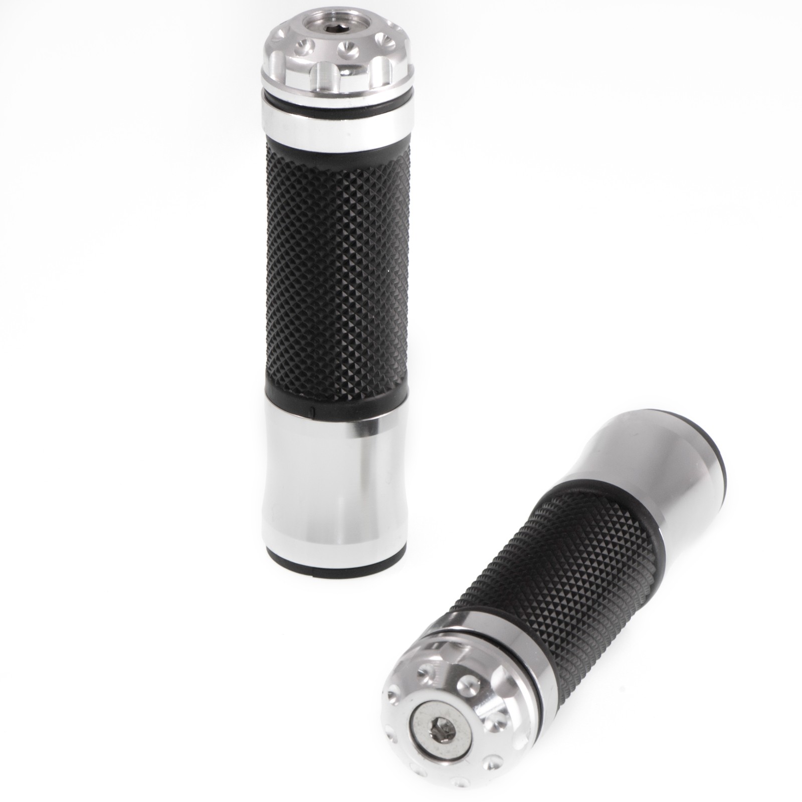 Manopole Per Manubrio Moto Keenso - 2 Pezzi Antiscivolo, Nere, 25mm - Foto 6