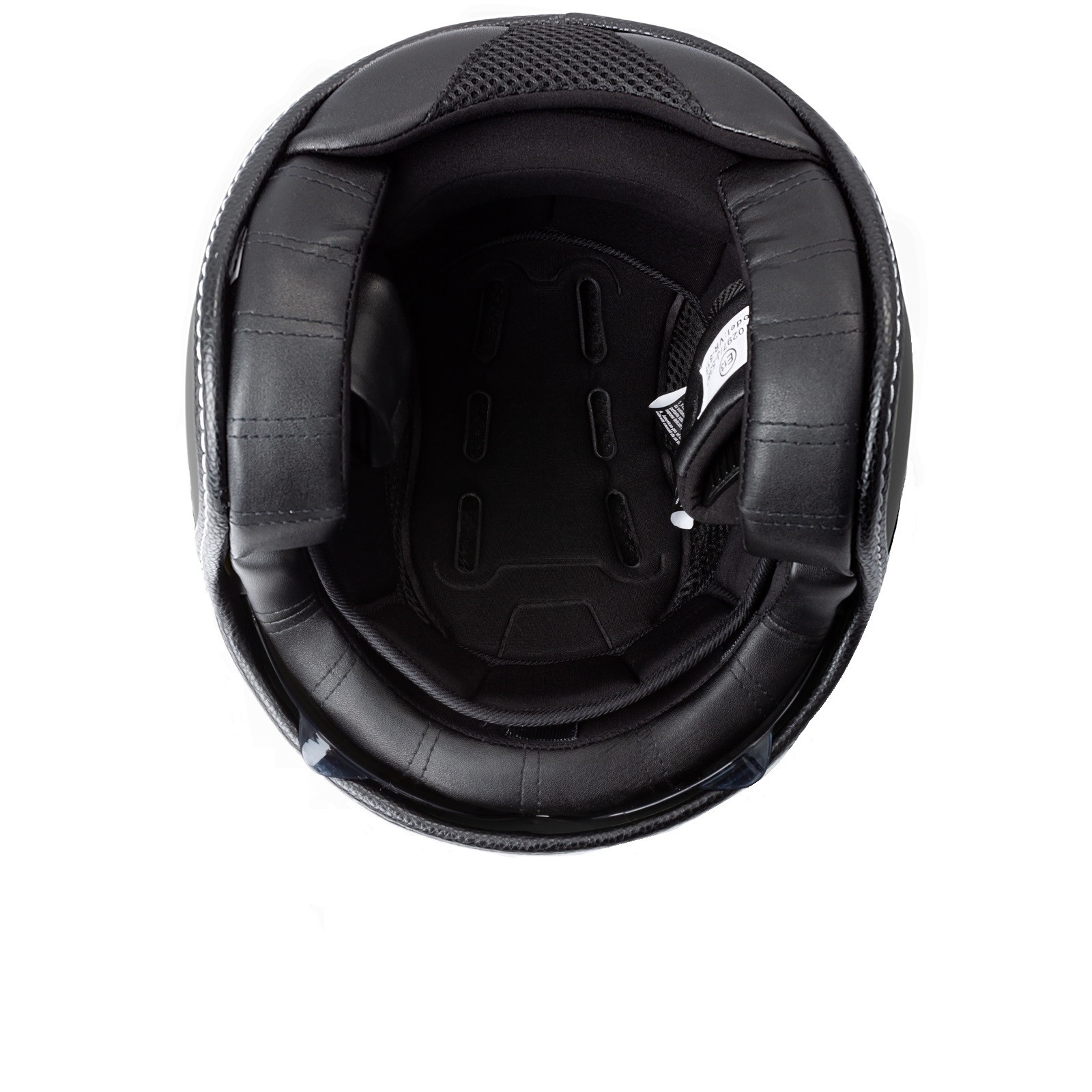 Casco Moto Aperto Retrò Jet Bobber - Argento Cromato Con Visiera, Omologato ECE, Taglia XXL