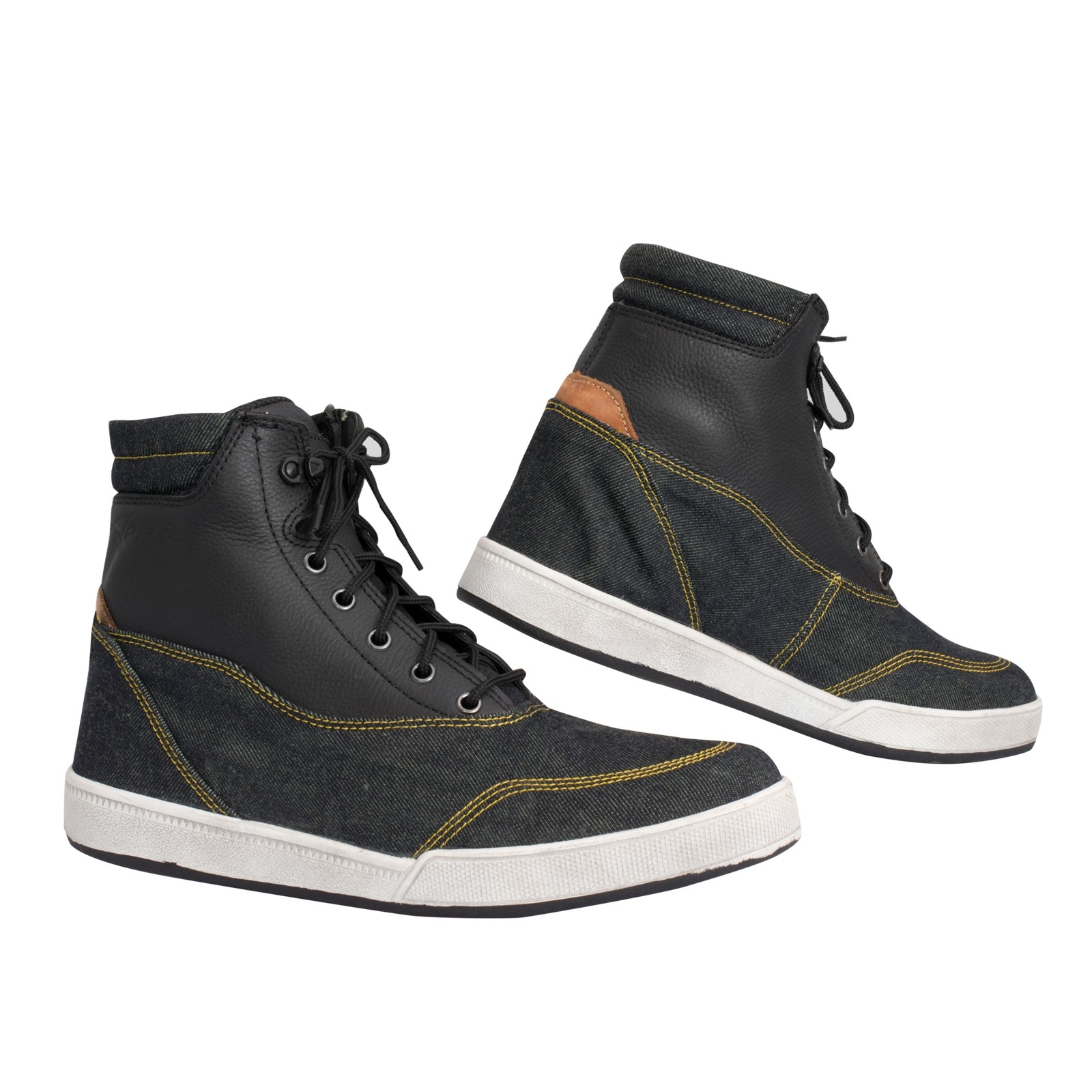 Abbigliamento Moto e Accessori Stivali Scarpe Omologati CE Moto Motociclismo Protezione Strada Sneaker Nero