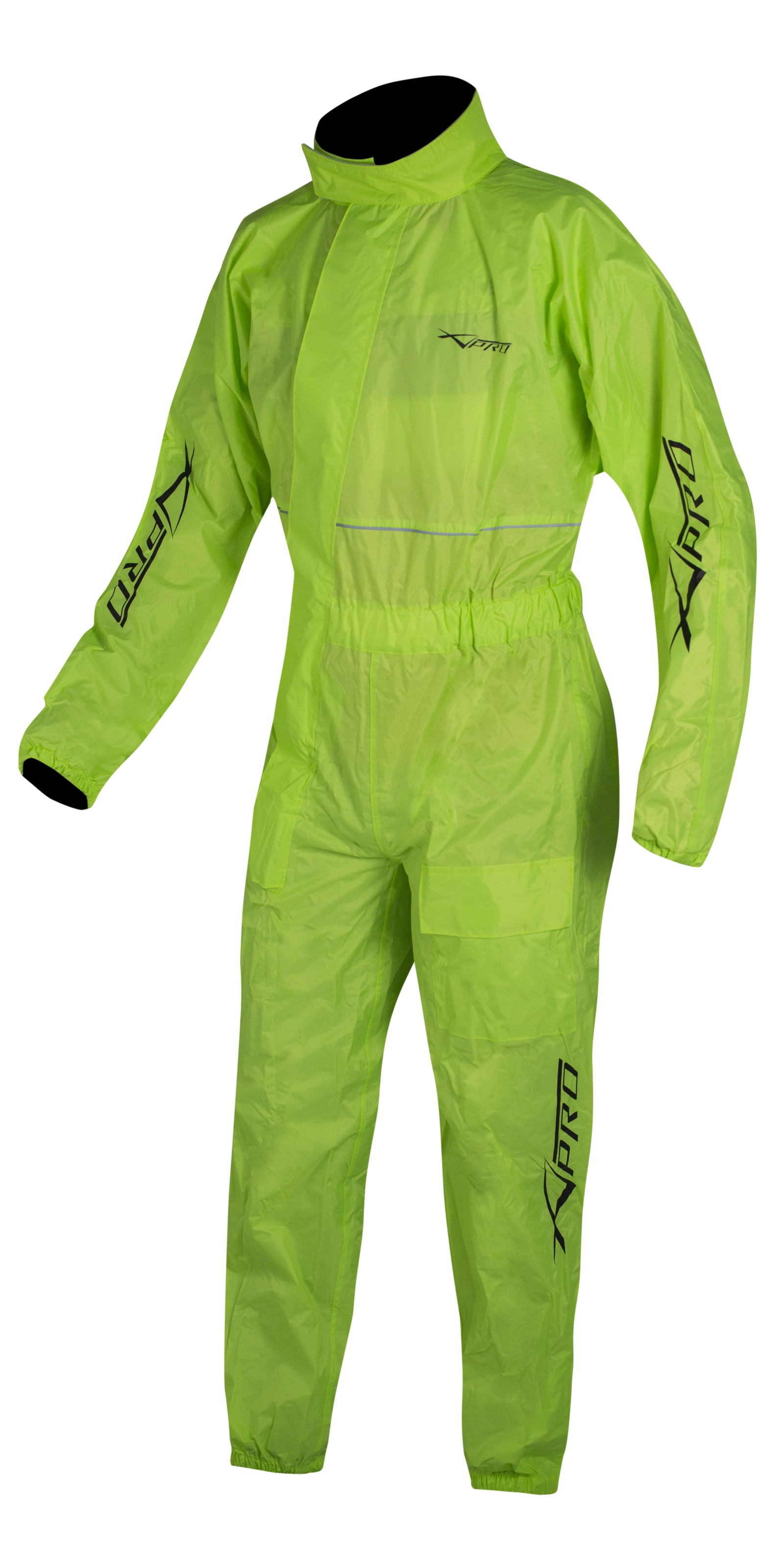 Giacca Pantaloni Impermeabile Antipioggia Scooter Alta Visibilità Moto A-PRO