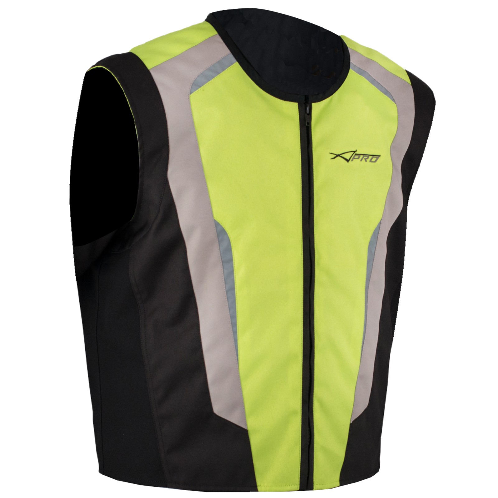 A-Pro Alta Visibilit/à Cintura Rinfrangente Sicurezza Moto Auto Scooter Custom Fluo