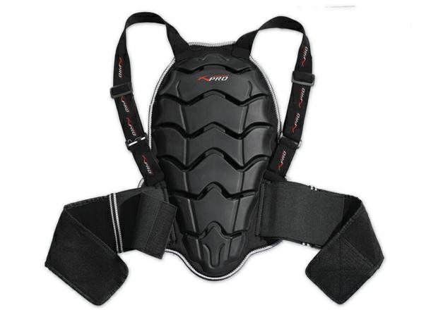 Paraschiena Protezione Schiena Omologato Livello 2 Moto Sci Scooter Touring Nero