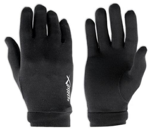 Sottoguanti Moto Scooter Sotto Guanto Seta Termico Elasticizzati Inverno Nero