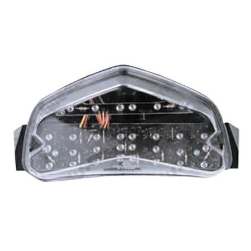 Fanale Posteriore Moto Led Luce Stop GSXR 600 750 2004 al 2005 Bianco
