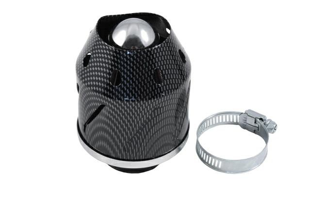 Filtro Aria Universale Moto Sportivo Go Kart Scooter Custom Carbonio