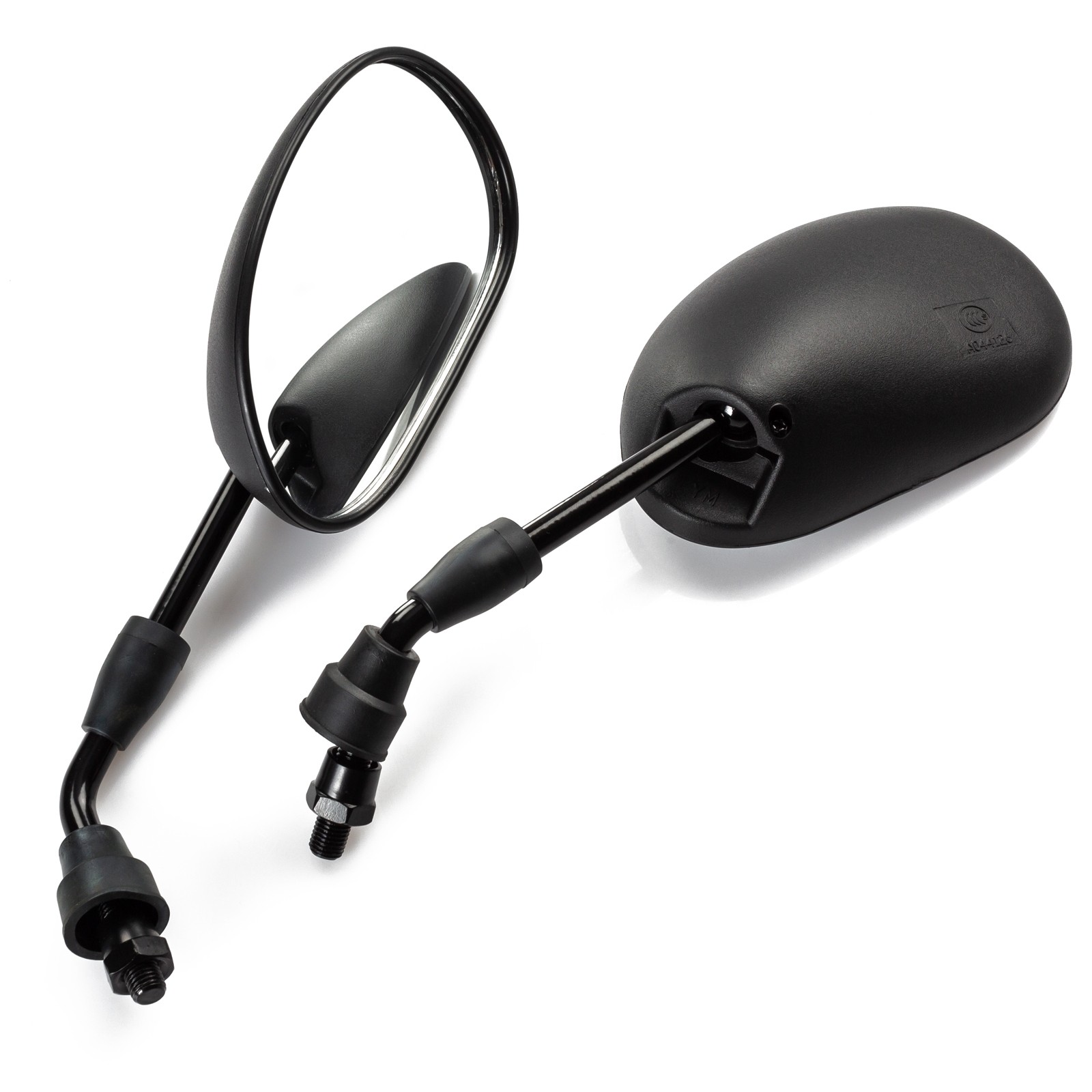 SR4418-Mirrors-Black-Motorcycle-Sonic-Moto-Front-Back