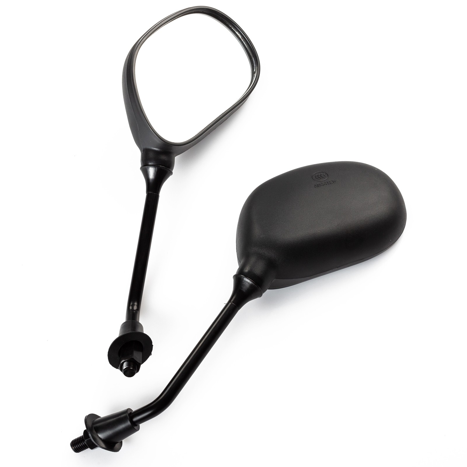 A-Pro Specchietti 10mm Coppia Nero Retrovisori Universali Scooter Moto