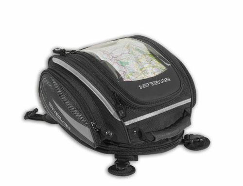 Borsa Ventose Magneti Moto Porta Mappa Serbaoio Metallo Zaino Tracolla Nero