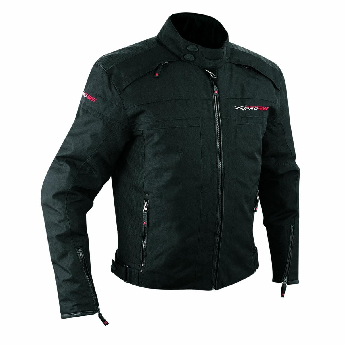 Giacca Naked Custom Sport Tessuto Cordura Inserti Pelle Traforata Nero