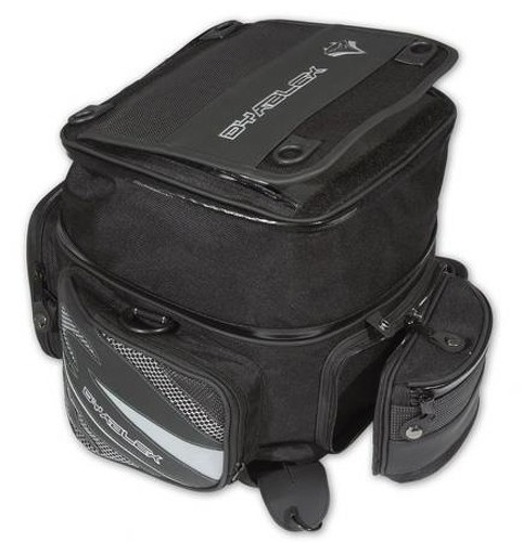 Borsa Baule Sella Tessuto Moto Custom Sport Touring Impermeabile  Nero