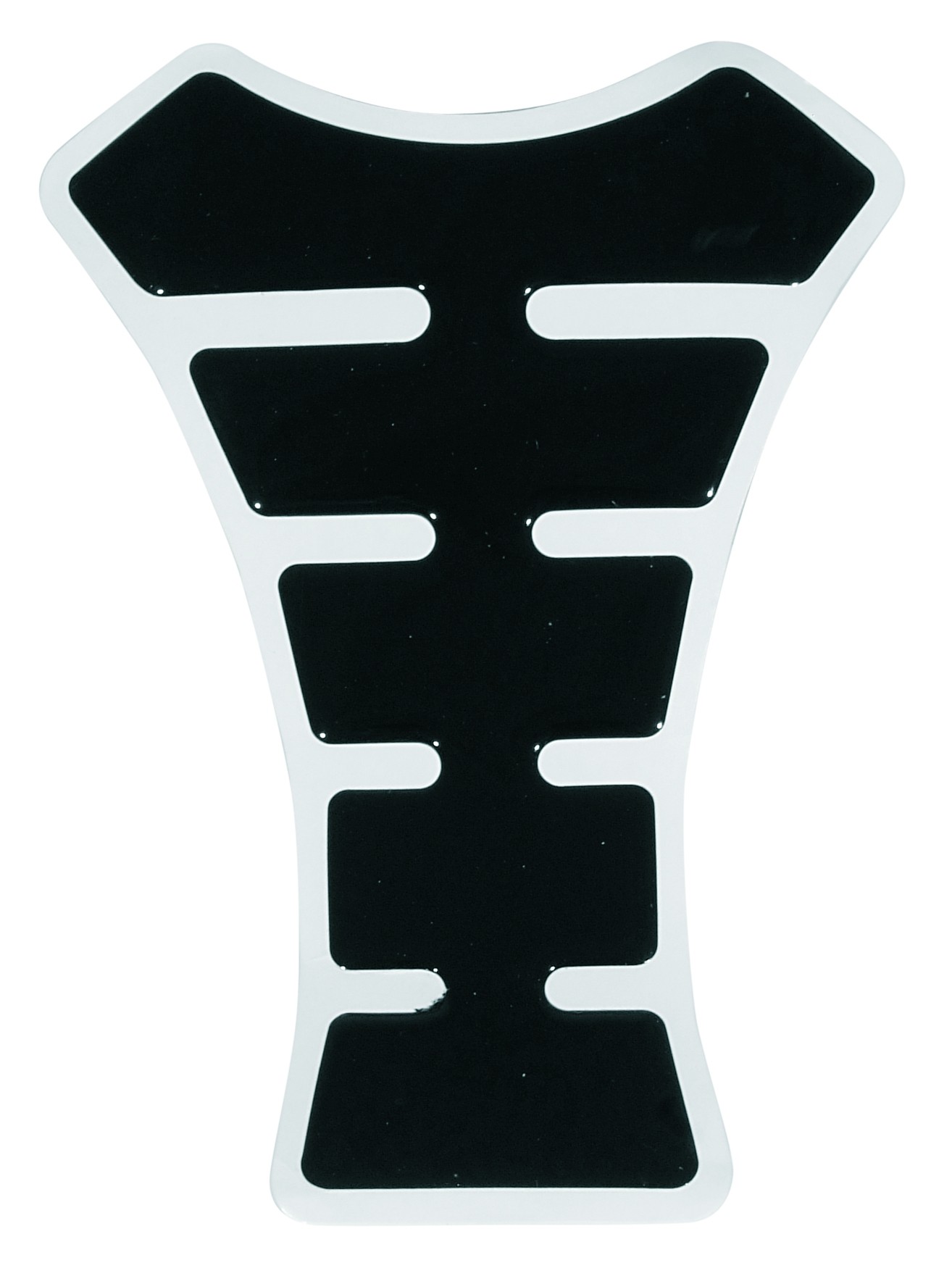 Adesivo Protezione Serbatoio Resina 3D Paraserbatoio Moto Touring Naked Nero