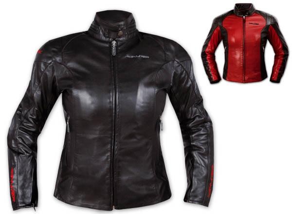 Abbigliamento Moto e Accessori - Giacca Pelle Donna Moto Lady Protezioni CE  Fodera termica Custom Moda Style