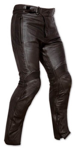 Moto Pantaloni Pelle Protezioni Omologate Cerniera Vita Aggancio Giacca