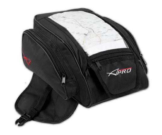 Borsa Serbatoio Moto Magnetica Ancoraggio Calamite Universale Porta Mappa Nero