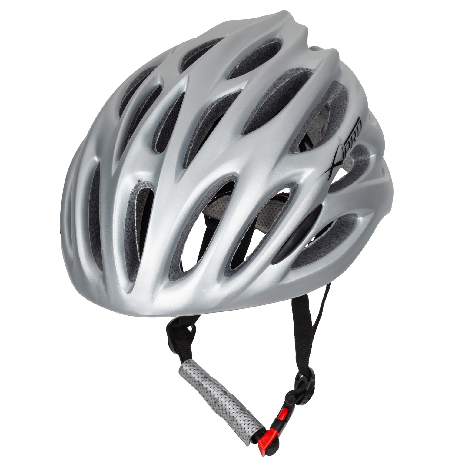 Casco Bici Strada MTB Mountain Bicicletta Ciclismo Leggero Regolabile Argento